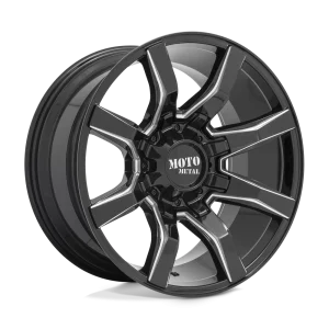Moto Metal – MO804 SPIDER – Black – 20″x10″ 12mm – Summer Wheels – MO80421080912